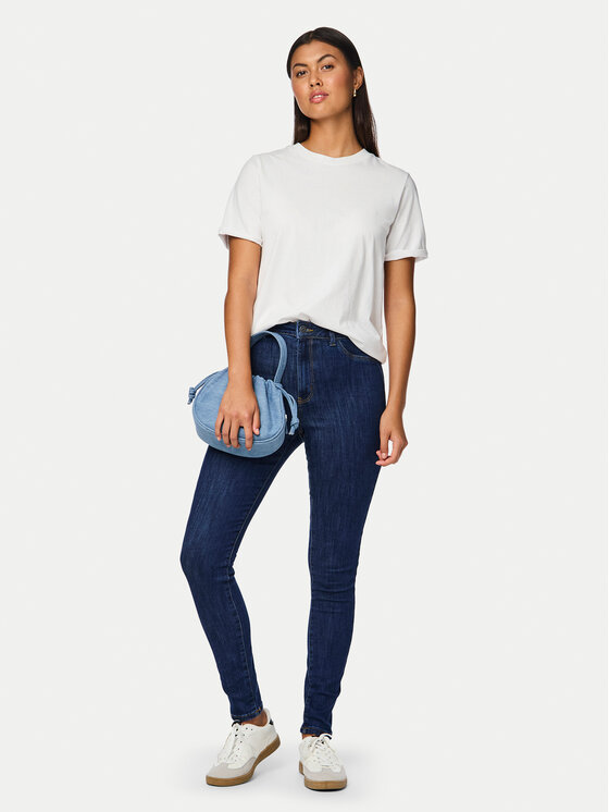 Pieces Pieces Farmer Dea 17151022 Sötétkék Skinny Fit