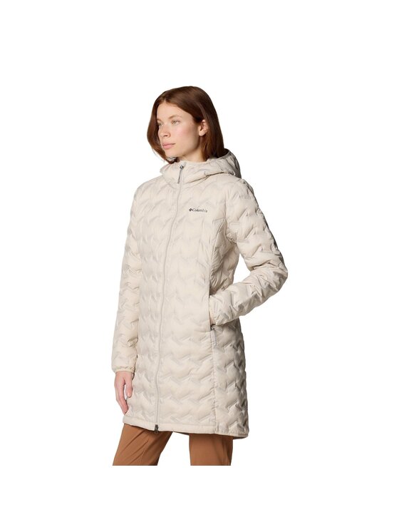 Columbia Columbia Kurtka puchowa Delta Ridge™ II Long Down Jacket Beżowy Regular Fit