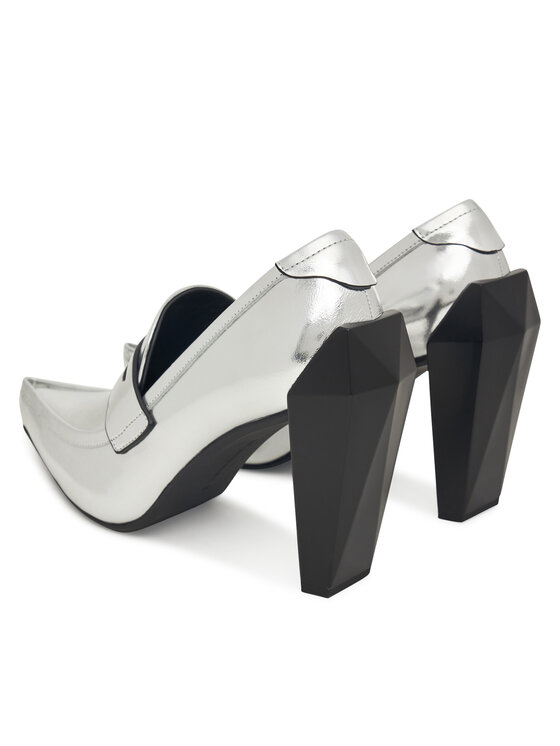 United Nude United Nude Poltopánky Gem Loafer Hi 1095514116 Strieborná
