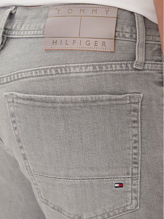 Tommy Hilfiger Tommy Hilfiger Džínsové šortky Brooklyn MW0MW35177 Sivá Straight Fit