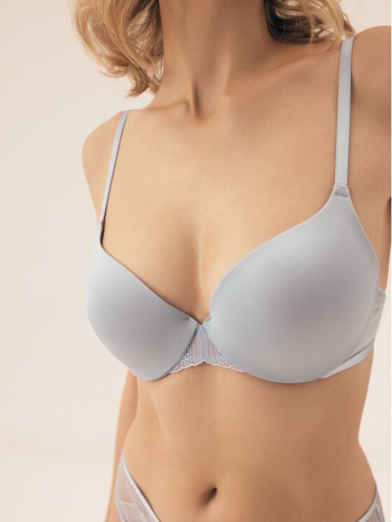 Esotiq Esotiq Biustonosz push-up 42916 Niebieski
