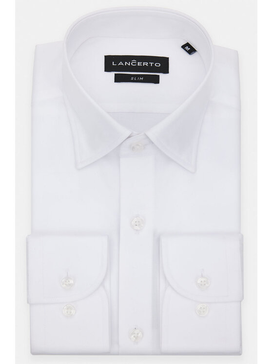 Lancerto Lancerto Koszula Adaline KO073123000028 Biały Slim Fit