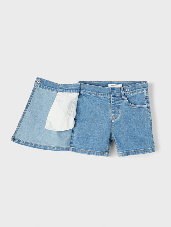 NAME IT NAME IT Szorty jeansowe 13220247 Niebieski Regular Fit