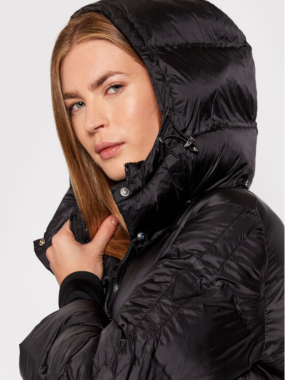 Guess Guess Демісезонна куртка Brunella W1BL29 WE4N0 Чорний Boxy Fit