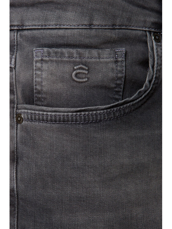 Lancerto Lancerto Jeansy Owen Szary Slim Fit
