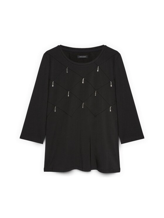 Fiorella Rubino Fiorella Rubino T-shirt G095L008772N033 Nero A-Line Fit