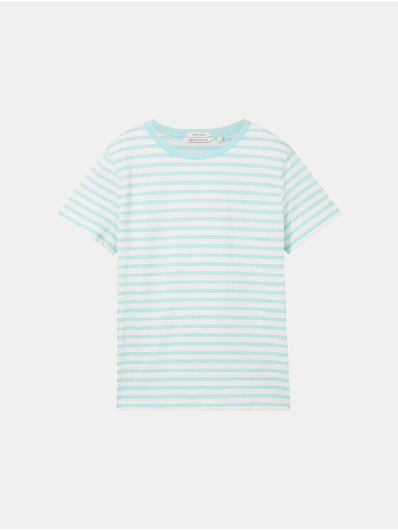 Tom Tailor Denim Tom Tailor Denim T-Shirt 1035867 Zielony Boxy Fit