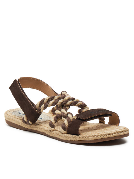 Manebi Manebi Espadrile Sandals P 7.8 Y0 Rjava
