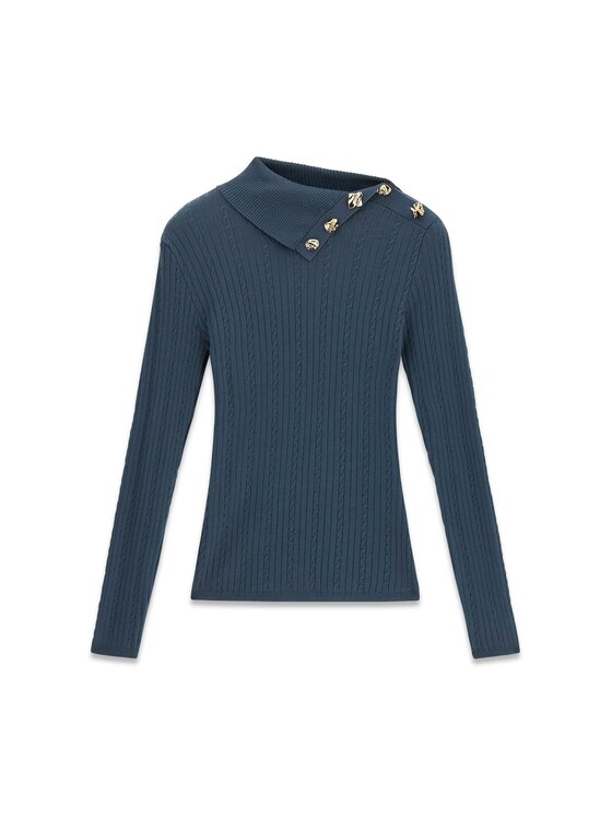 Guess Guess Džemper W6RR07 Z2YK2 Plava Regular Fit