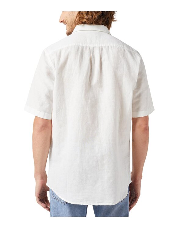Wrangler Wrangler Camicia 112352187 Bianco Regular Fit