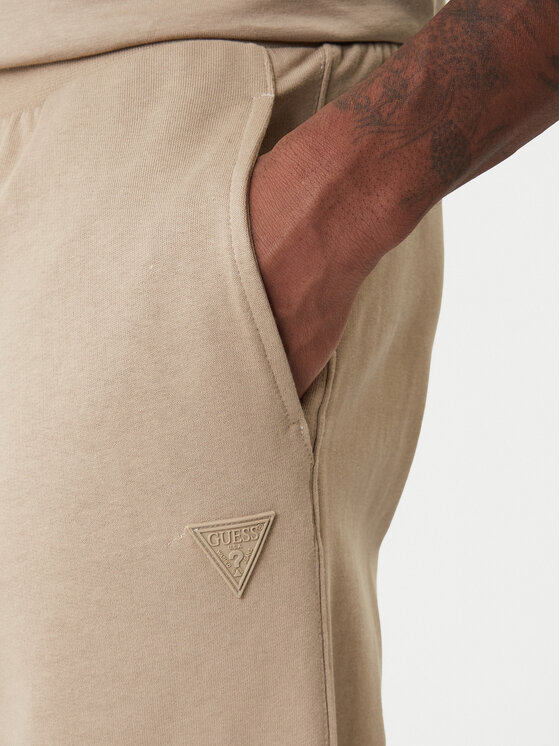 Guess Guess Teplákové kalhoty Z6RB03 K9YI1 Béžová Regular Fit