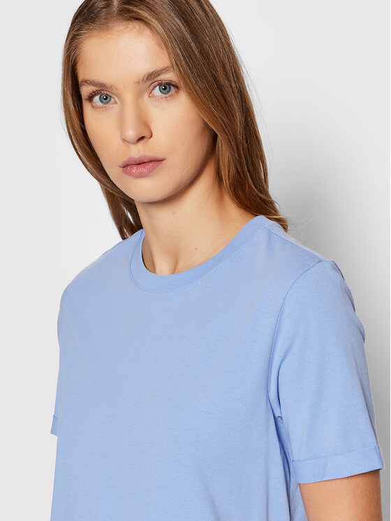 Pieces Pieces T-Shirt Ria 17086970 Blau Regular Fit