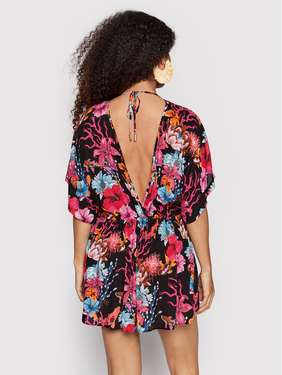 Desigual Desigual Pludmales kleita Angelina 22SWMW18 Daudzkrāsains Relaxed Fit