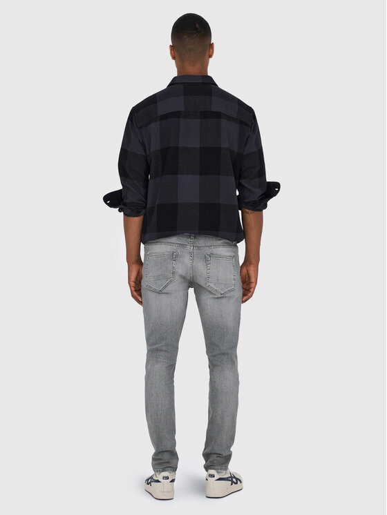 Only & Sons Only & Sons Jeansy Loom 22023227 Szary Slim Fit