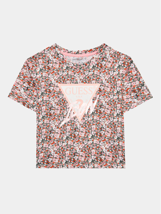 Guess Tricou J3YI17 K6YW3 Colorat Boxy Fit