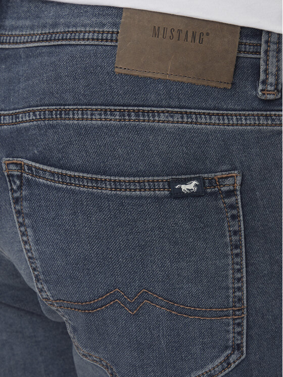 Mustang Mustang Jeans kratke hlače Chicago 1014891 Mornarsko modra Regular Fit