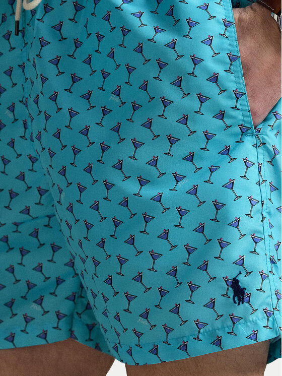 Polo Ralph Lauren Polo Ralph Lauren Plavecké šortky 710963824001 Modrá Classic Fit