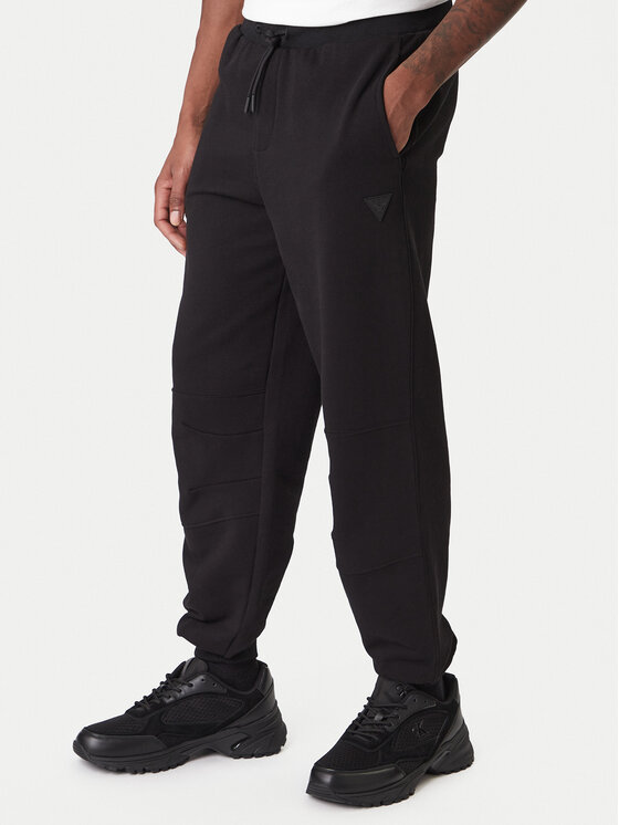 Guess Pantaloni trening Z6RB03 K9YI1 Negru Regular Fit