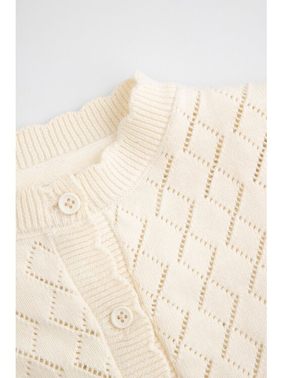 Coccodrillo Coccodrillo Sweter WC6172202FGN-003 Écru Regular Fit
