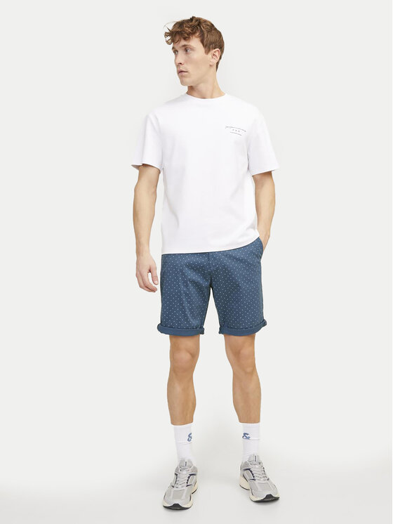 Jack&Jones Jack&Jones Kratke hlače iz tkanine Bowie 12230336 Modra Regular Fit