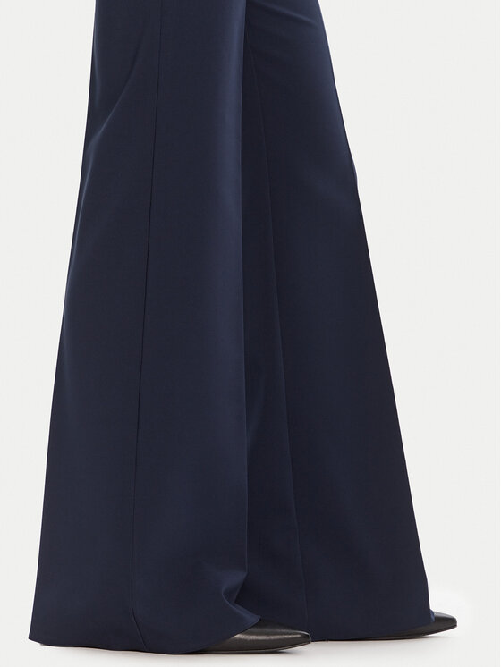 Rinascimento Rinascimento Palazzo nohavice CFC0125425003 Tmavomodrá Wide Leg