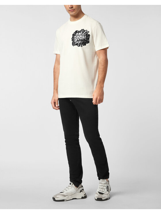 PHILIPP PLEIN PHILIPP PLEIN T-Shirt 27117 Biały Regular Fit