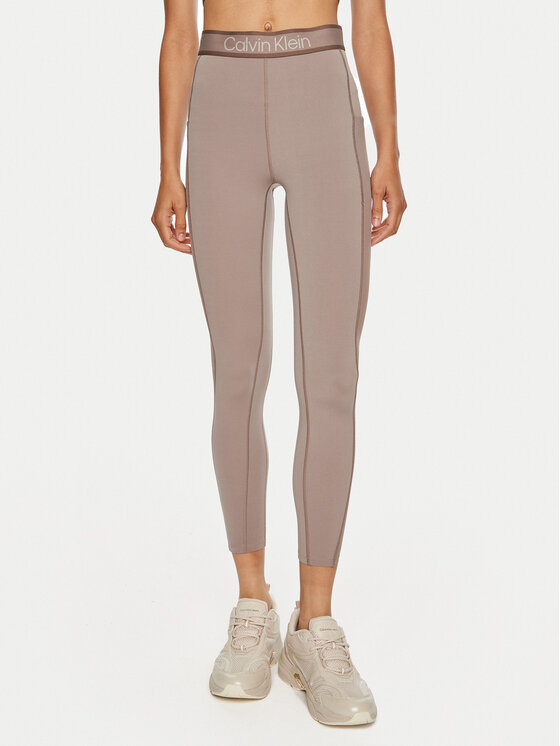 Calvin Klein Performance Calvin Klein Performance Leggings 00GWF4L608 Bež Slim Fit