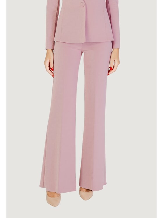 Rinascimento Rinascimento Pantaloni palazzo CFC0125424003 Rosa Egg Fit