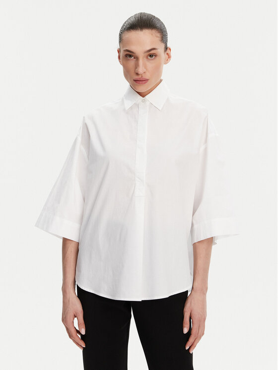 French Connection French Connection Hemd 72MZE Weiß Relaxed Fit