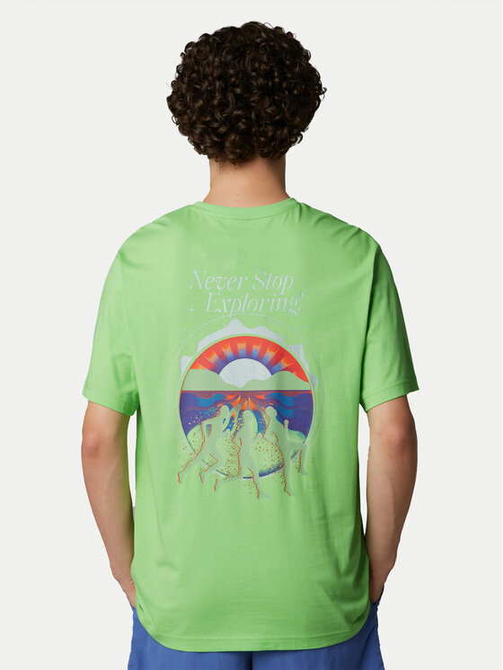 The North Face The North Face T-shirt Unisex SS Never Stop NF0A8C3A Verde Relaxed Fit