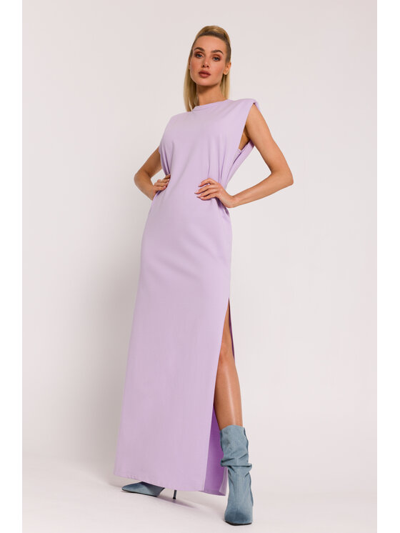 Made of Emotion Made of Emotion Letní šaty M790 Fialová Generous Fit