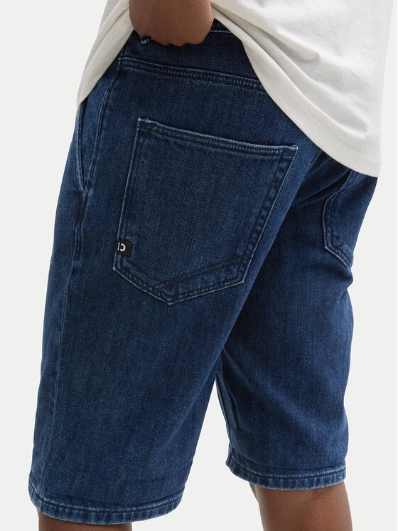 Tom Tailor Denim Tom Tailor Denim Szorty jeansowe 1044986 Granatowy Straight Fit