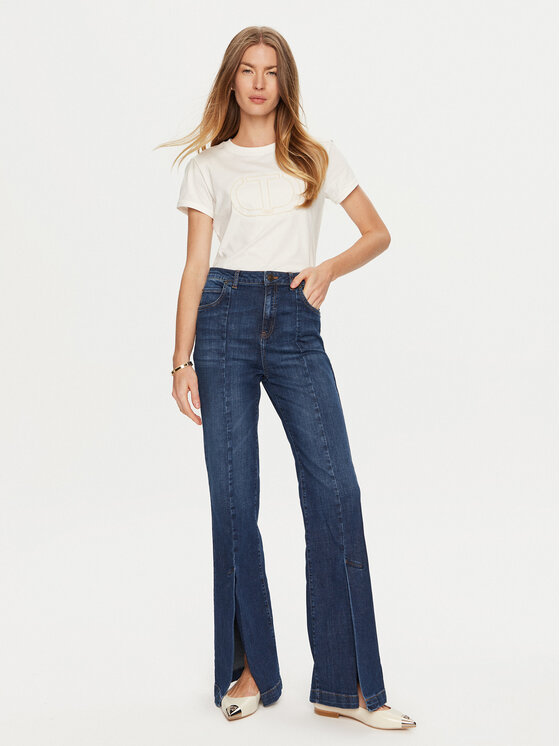 TWINSET TWINSET T-krekls 241TP2212 Balts Regular Fit