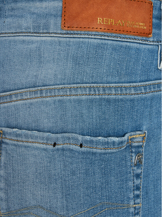 REPLAY Replay Jeansy WA416 .000.573 65G Niebieski Boyfriend Fit