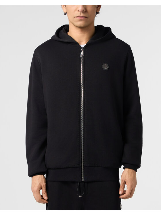 PHILIPP PLEIN PHILIPP PLEIN Felpa 31118 Nero Athletic Fit