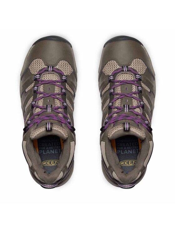 Keen Keen Trekkingi Koven Mid Wp Bungee 1024027 Brązowy