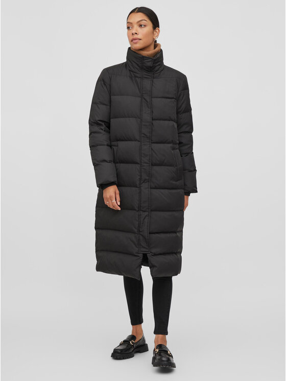 Vila Vila Cappotto invernale Camisa 14078154 Nero Regular Fit
