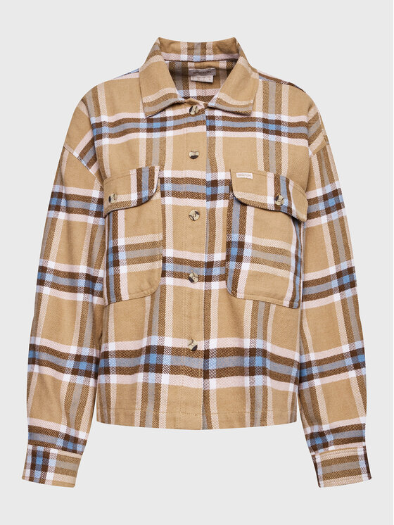 Brixton Srajca Bowery 01209 Bež Regular Fit