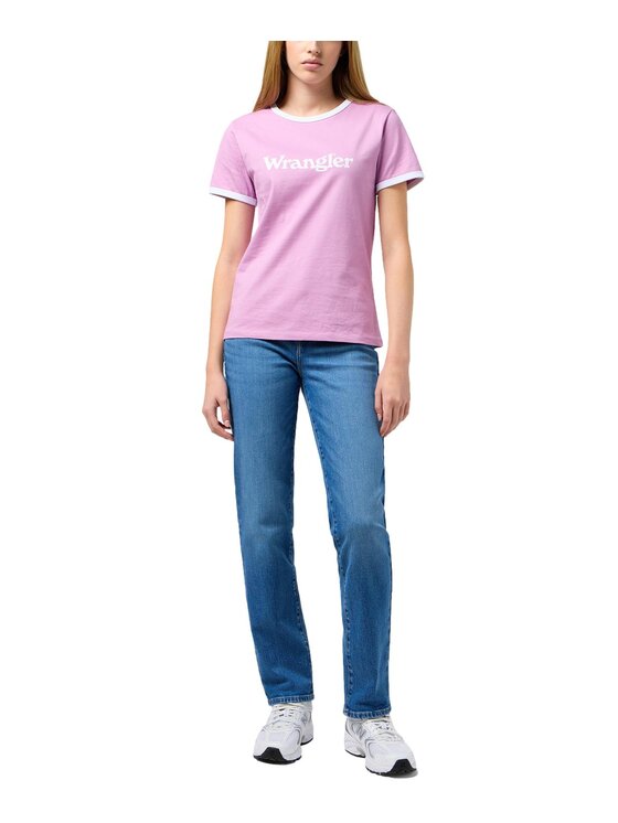 Wrangler Wrangler Jeansy Straight Niebieski Straight Fit