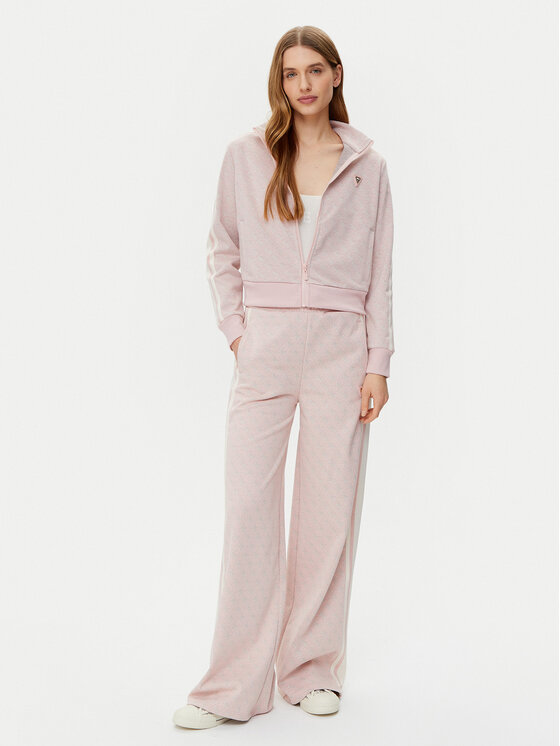 Guess Guess Sportinės kelnės V5RB03 KCO90 Rožinė Regular Fit