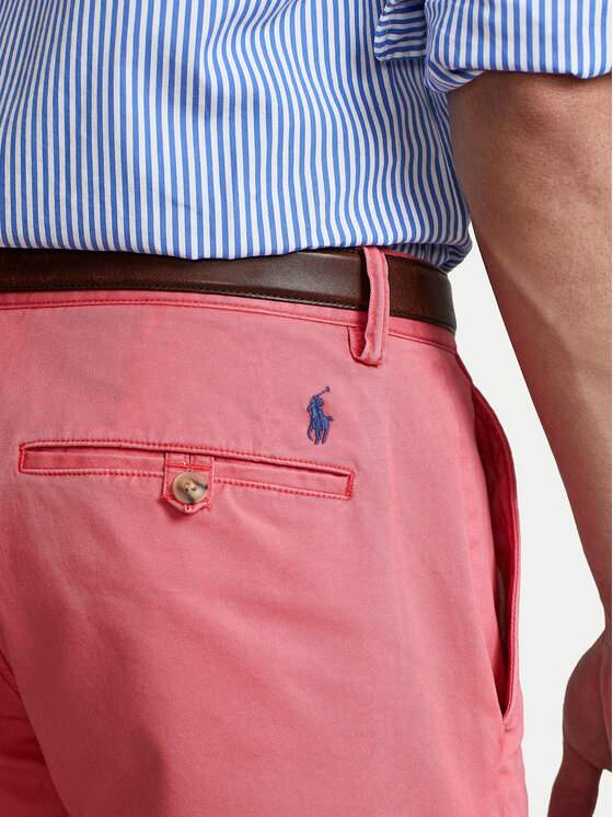 Polo Ralph Lauren Polo Ralph Lauren Pantalon scurți din material 710799213014 Roz Slim Fit