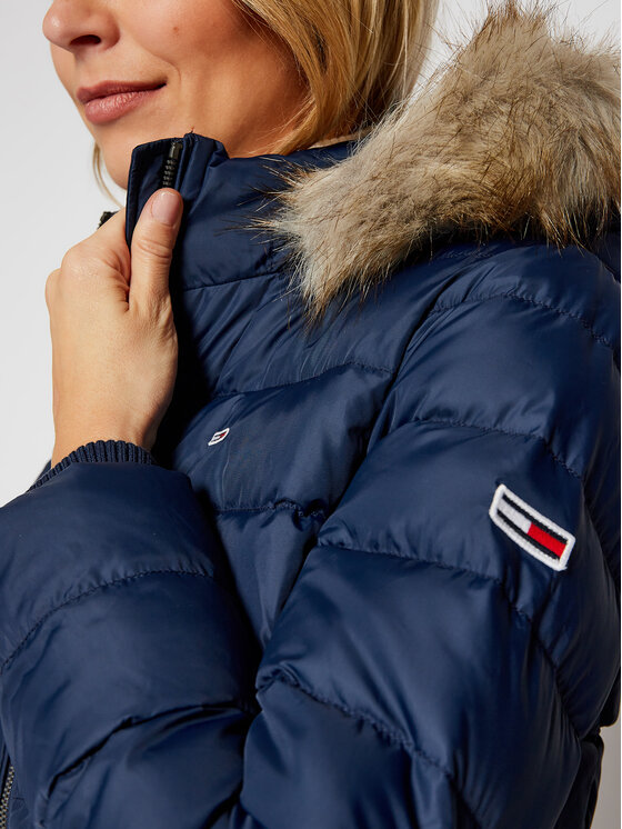 Tommy Jeans Tommy Jeans Winterjacke Essential DW0DW09060 Dunkelblau Slim Fit