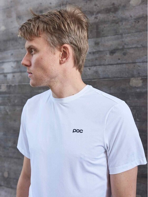 POC POC T-Shirt M's Air Tee Biały Regular Fit