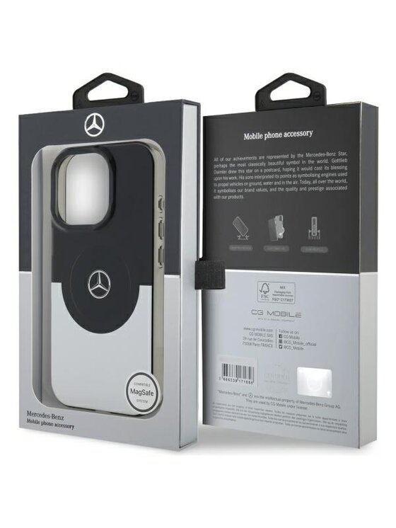 Mercedes-Benz Mercedes-Benz Etui na telefon Doubel Layer BiColor Czarny