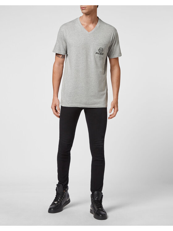 PHILIPP PLEIN PHILIPP PLEIN T-shirt 7479 Grigio Regular Fit