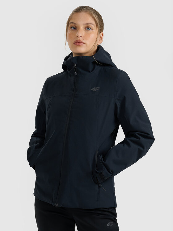 4F 4F Kurtka narciarska SKIWEAR Czarny Regular Fit