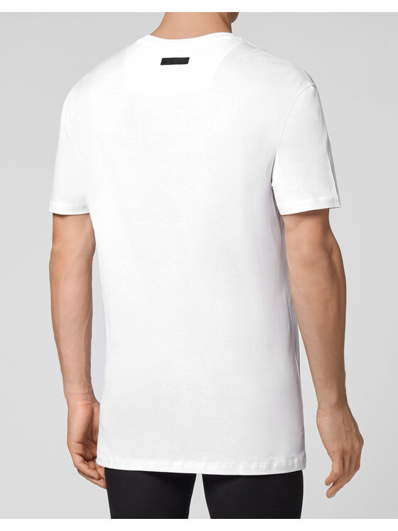 PHILIPP PLEIN PHILIPP PLEIN T-Shirt 11341 Biały Regular Fit