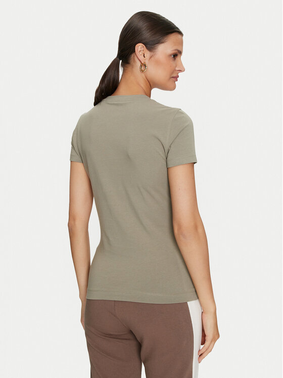 Guess Guess T-shirt Cherry Flower W4YI26 J1314 Verde Slim Fit