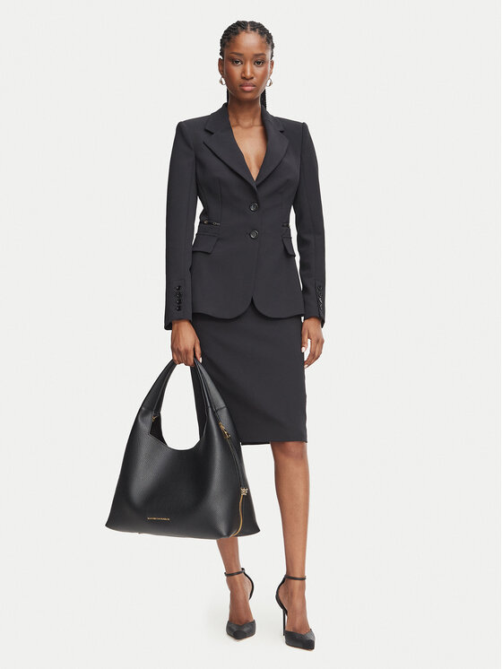 Elisabetta Franchi Elisabetta Franchi Giacca da abito GI-274-66E2-V670 Nero Slim Fit