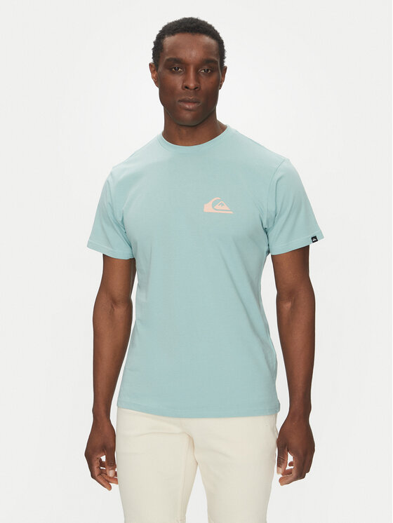 Quiksilver Tričko EQYZT08042 Tyrkysová Regular Fit
